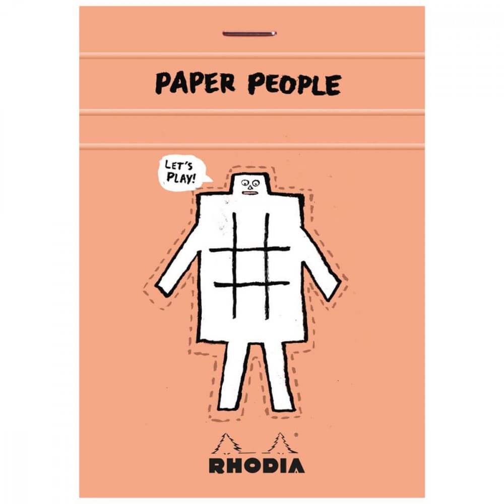 Bloco Rhodia Edição 90 anos & Paper People 8,3x11,8cm 80 Folhas